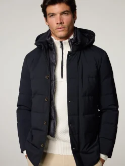 Daunenjacke mit Blende