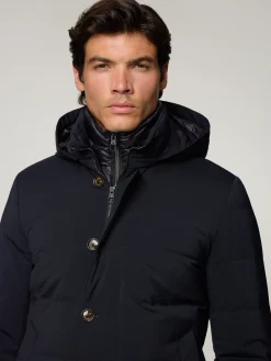 Daunenjacke mit Blende