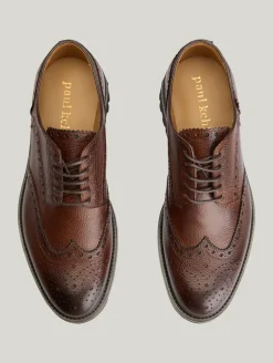 Derbyschuhe aus Glattleder