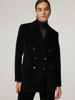 Doppelreihiger Blazer aus Cord