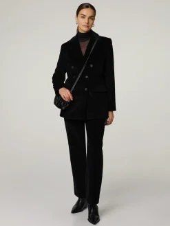 Doppelreihiger Blazer aus Cord