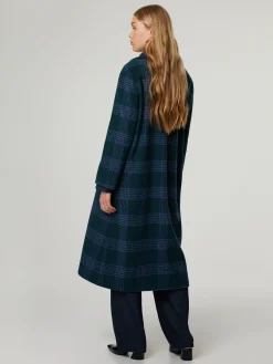 Doppelreihiger Mantel mit Wolle