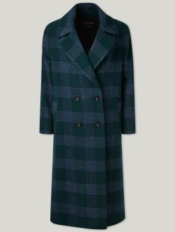 Doppelreihiger Mantel mit Wolle