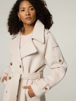 Doppelreihiger Wollmantel EMMY