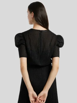 Elegante Kurzarmbluse