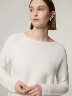 Feinstrickpullover aus Baumwolle