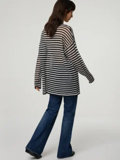 Feinstrickpullover mit Mohair