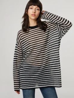 Feinstrickpullover mit Mohair