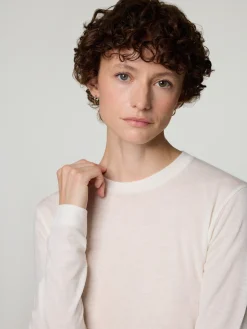 Feinstrickpullover mit Wolle