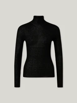 Feinstrickpullover mit Wolle