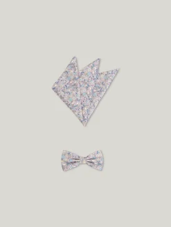 Fliege & Pochette aus Baumwolle