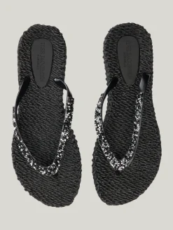 Flip Flop mit Glitzersteinen
