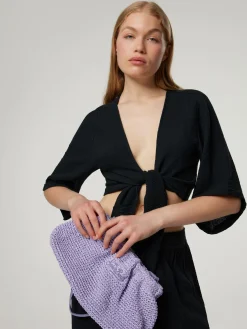 Geflochtene Clutch MILENE