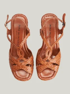 Geflochtene Sandalette