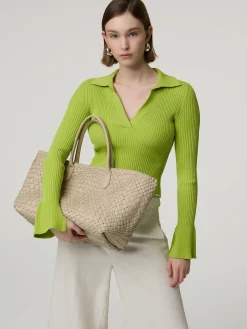 Geflochtener Shopper