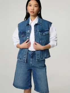 Gilet aus Denim LUNAR