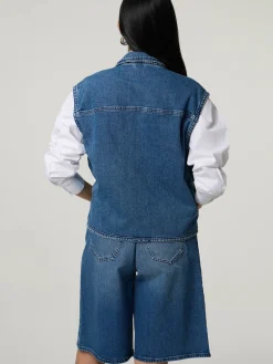 Gilet aus Denim LUNAR