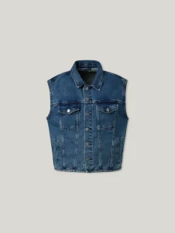 Gilet aus Denim LUNAR
