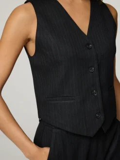 Gilet mit Nadelstreifen GALLY