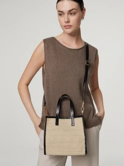 Handtasche aus Jute GERARD MINI
