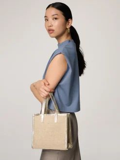 Handtasche aus Jute GERARD MINI