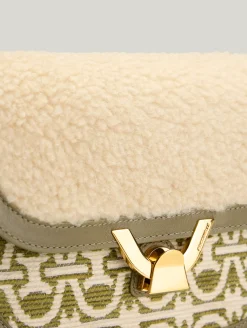 Handtasche mit Kunstfell DEW