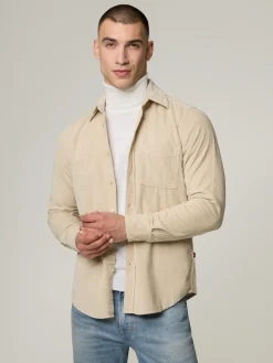 Hemd aus Cord im Regular Fit