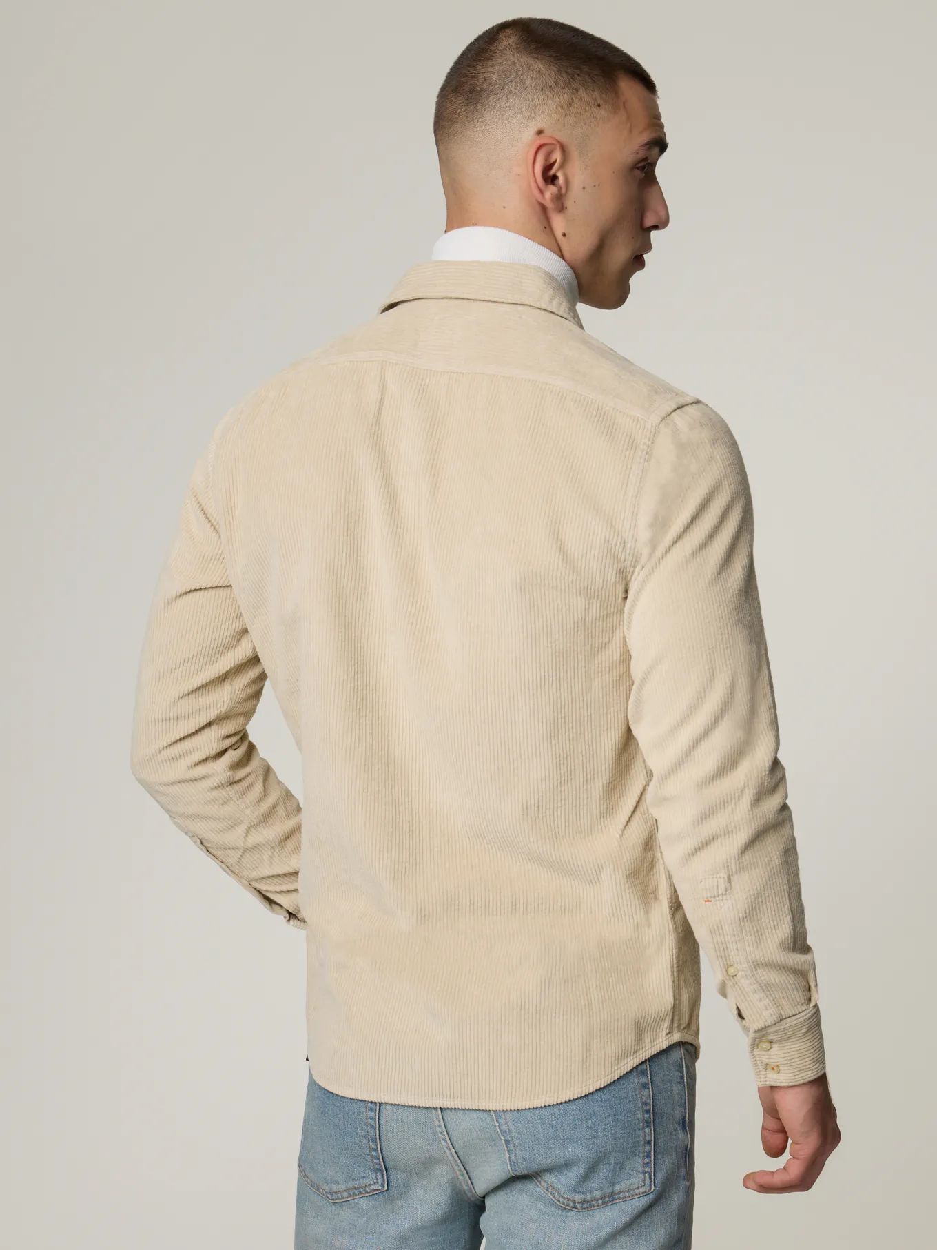 Hemd aus Cord im Regular Fit