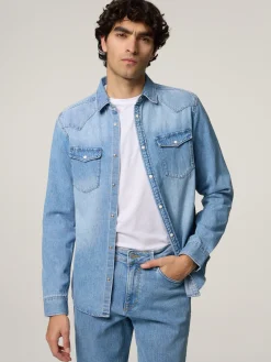 Hemd aus Denim