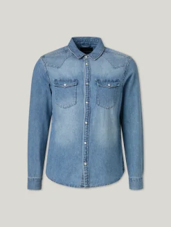 Hemd aus Denim