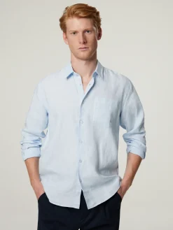 Hemd aus Leinen CAROUBIS