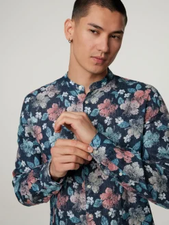 Hemd aus Leinen im Slim Fit