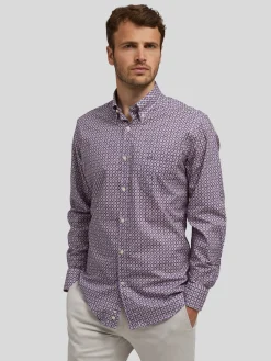 Hemd im Custom Fit mit Print