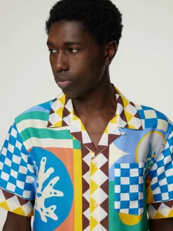 Hemd mit Allover-Print