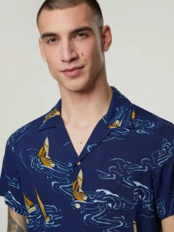 Hemd mit Allover-Print