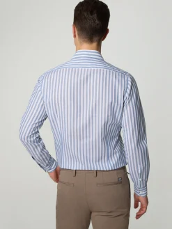 Hemd mit Leinen im Slim Fit