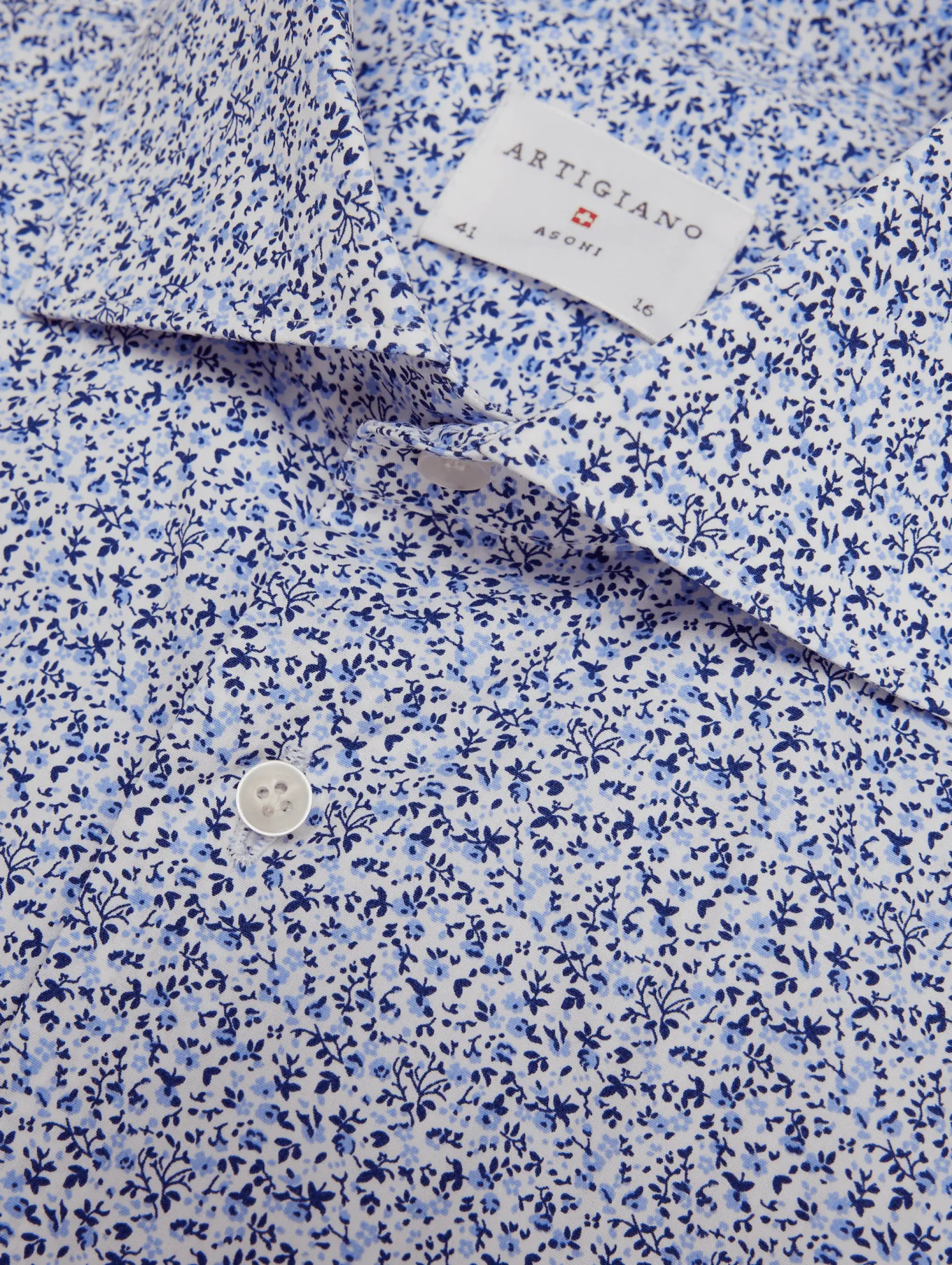 Hemd mit Millefleurs-Print