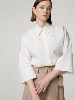 Hemdbluse aus Baumwolle