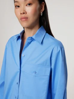 Hemdbluse aus Baumwolle