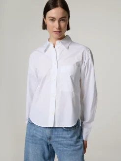 Hemdbluse aus Baumwolle