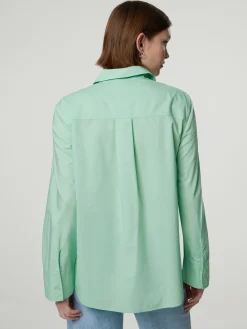 Hemdbluse aus Baumwolle