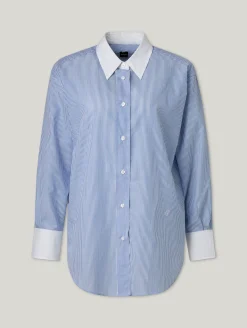 Hemdbluse aus Baumwolle BADINA