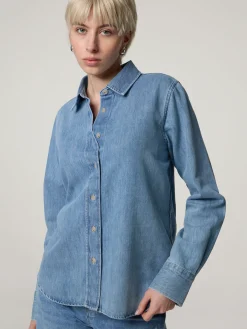 Hemdbluse aus Denim