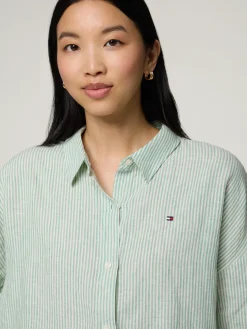 Hemdbluse aus Leinen