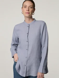 Hemdbluse aus Leinen