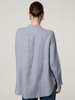 Hemdbluse aus Leinen