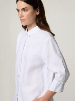 Hemdbluse aus Leinen