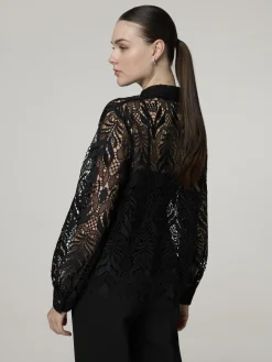 Hemdbluse aus Spitze