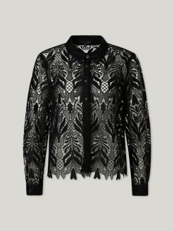 Hemdbluse aus Spitze