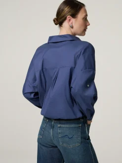 Hemdbluse im Cropped Fit